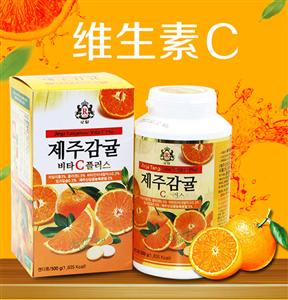 Viên Uống Vitamin C Nguyên Chất Từ Đảo Jeju - Jeju Tangerine Vita C Plus 500g