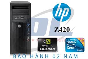 HP WORKSTATION Z420/ Xeon E5-2670, VGA Quadro K620 2Gb, DRam3 16G, SSD 120G+HDD 500G